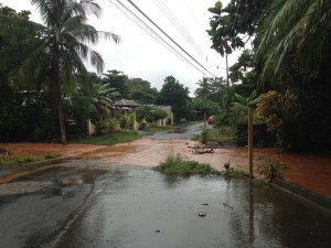 During rainy season, the bridges near our home wash out even worse than we expected.