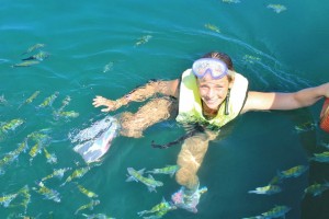 Maddie Snorkeling