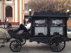 Traditional hearse