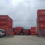 Shipping containers ready to be hauled