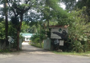 Entrance to the Sloth Sanctuary