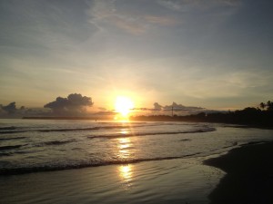 Sunrise in Cahuita